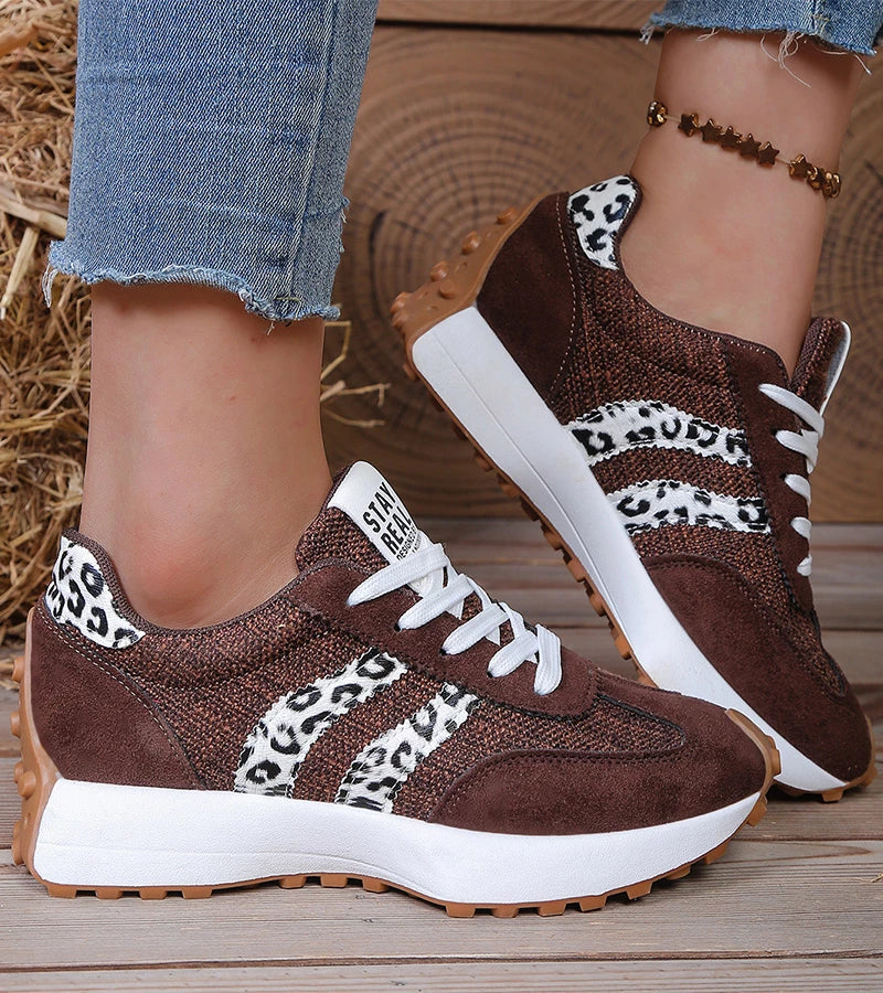 Sneaker con platform da passeggio da donna | Comfort e supporto ortopedico per l'arco plantare