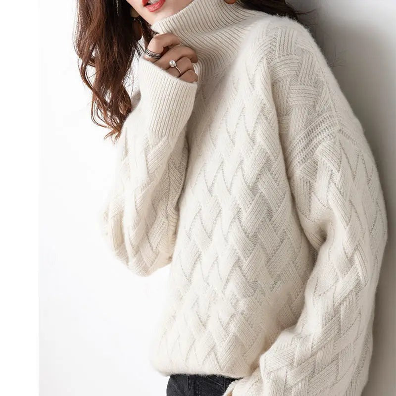 Stylish Cashmere Turtleneck | Luxury Autumn Sweater - photo 3