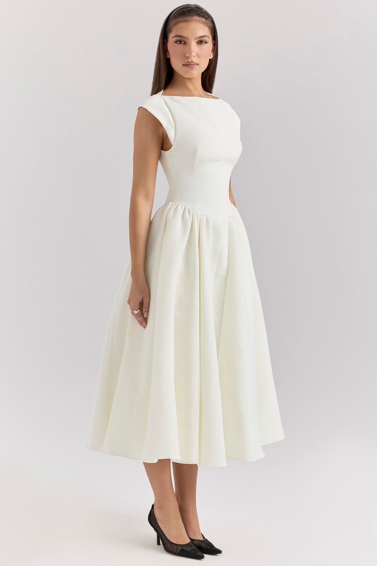 Women’s Fit-and-Flare Midi Dress - photo 1