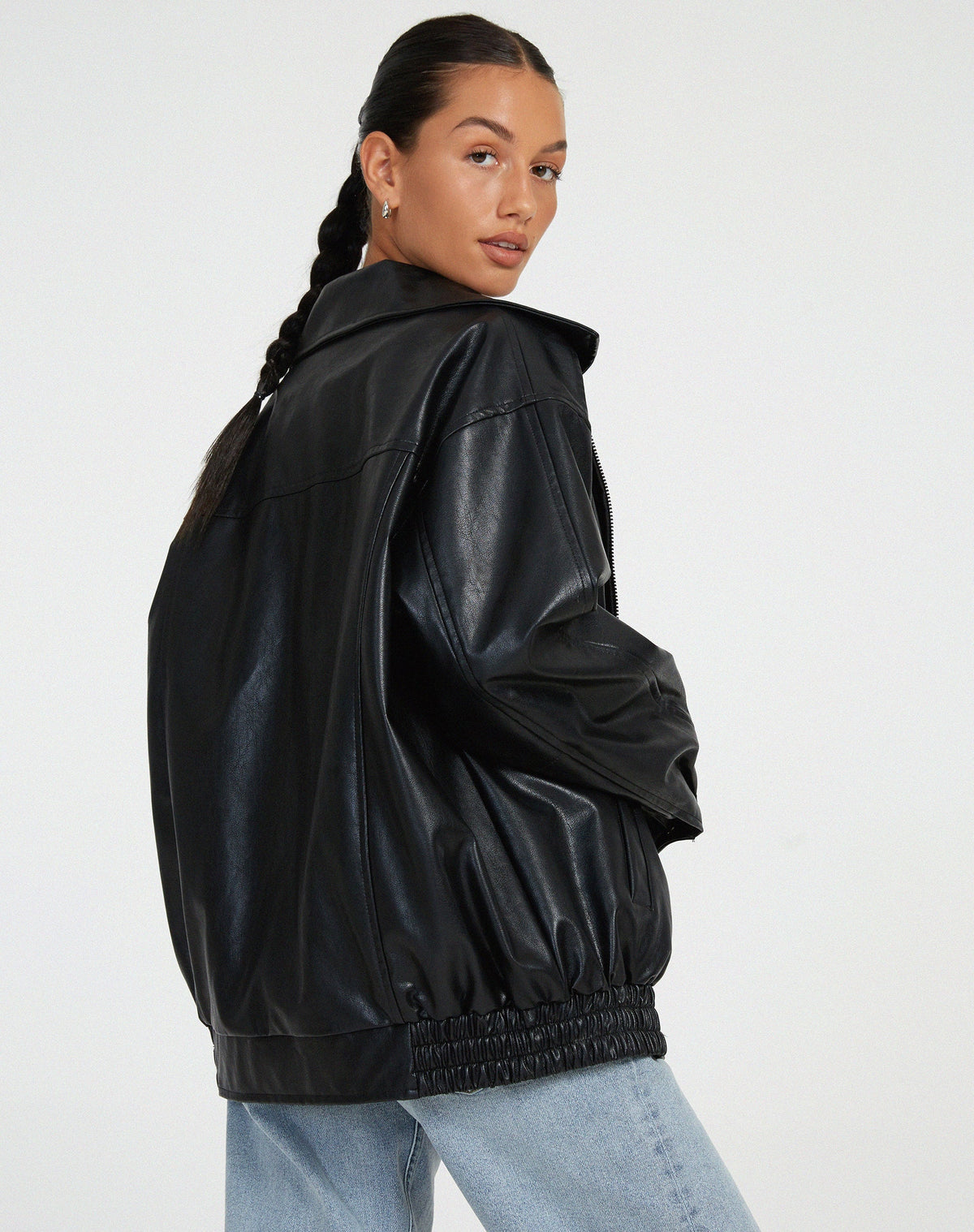 Meadow - Women's Leather Jacket Casual PU Leather - photo 9