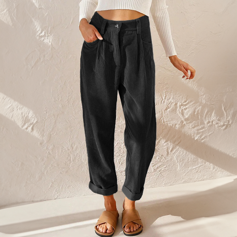 Heidi - High Waist Corduroy Pants - photo 6