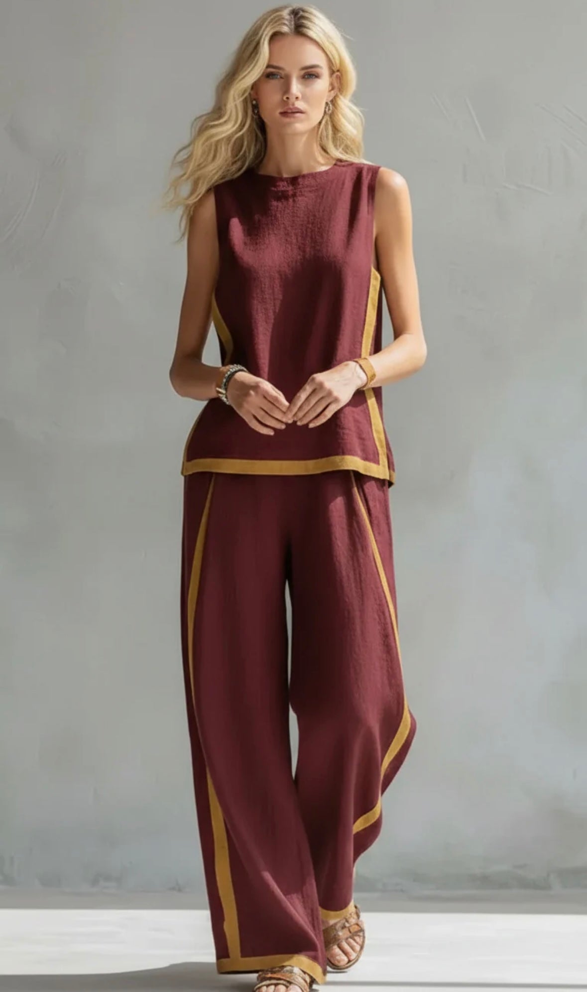 Leila™ | Elegant Cotton & Linen Suit - photo 4