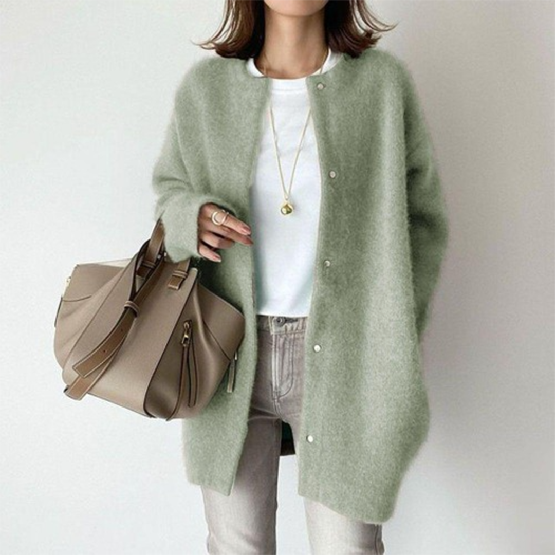 Kimberly - Women's Elegant Relaxed Fit Warm Winter Cardigan - photo 6