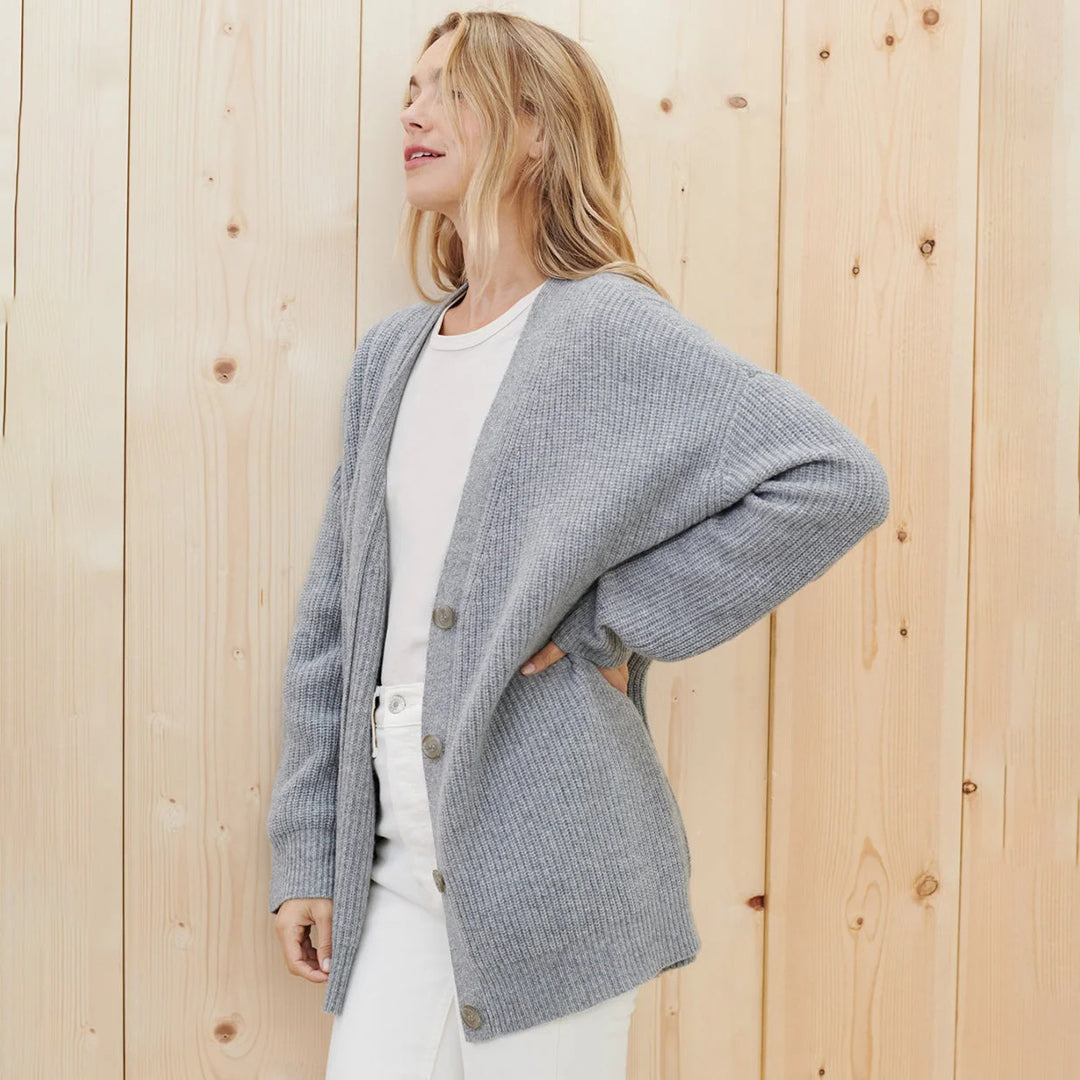 Luxurious Oversized Cashmere Cardigan - photo 3