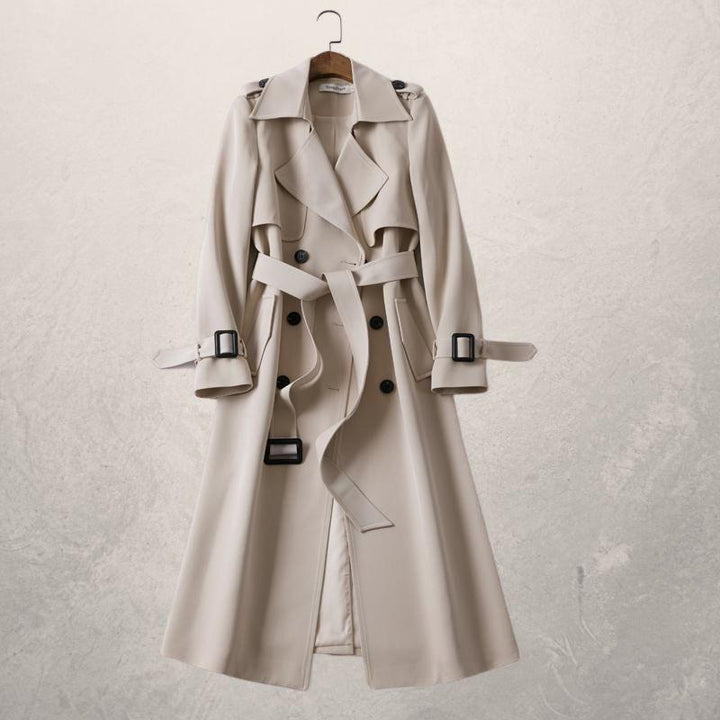 Aleah - Women's Classic Tailored Trench Coat - photo 6