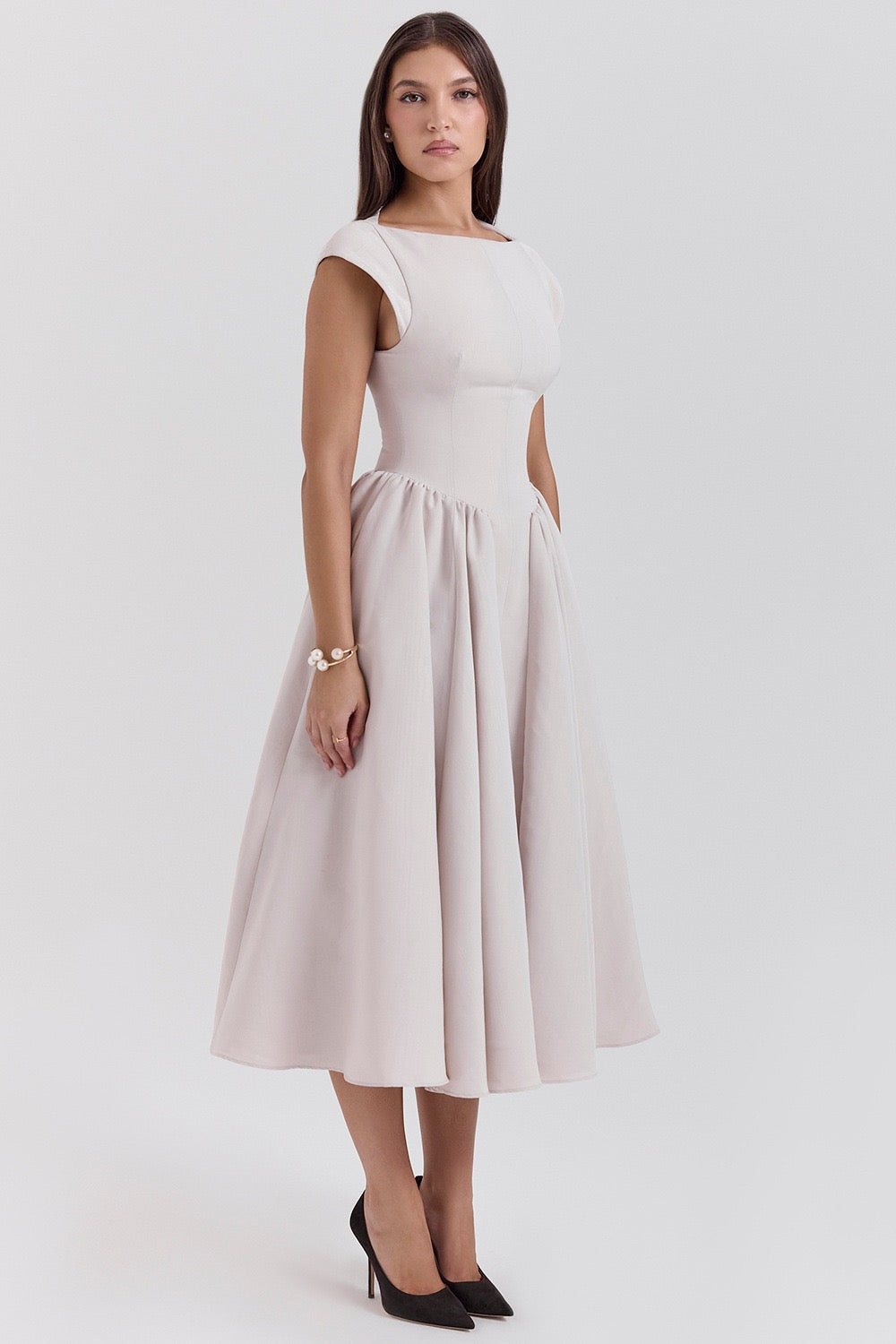 Women’s Fit-and-Flare Midi Dress - photo 2
