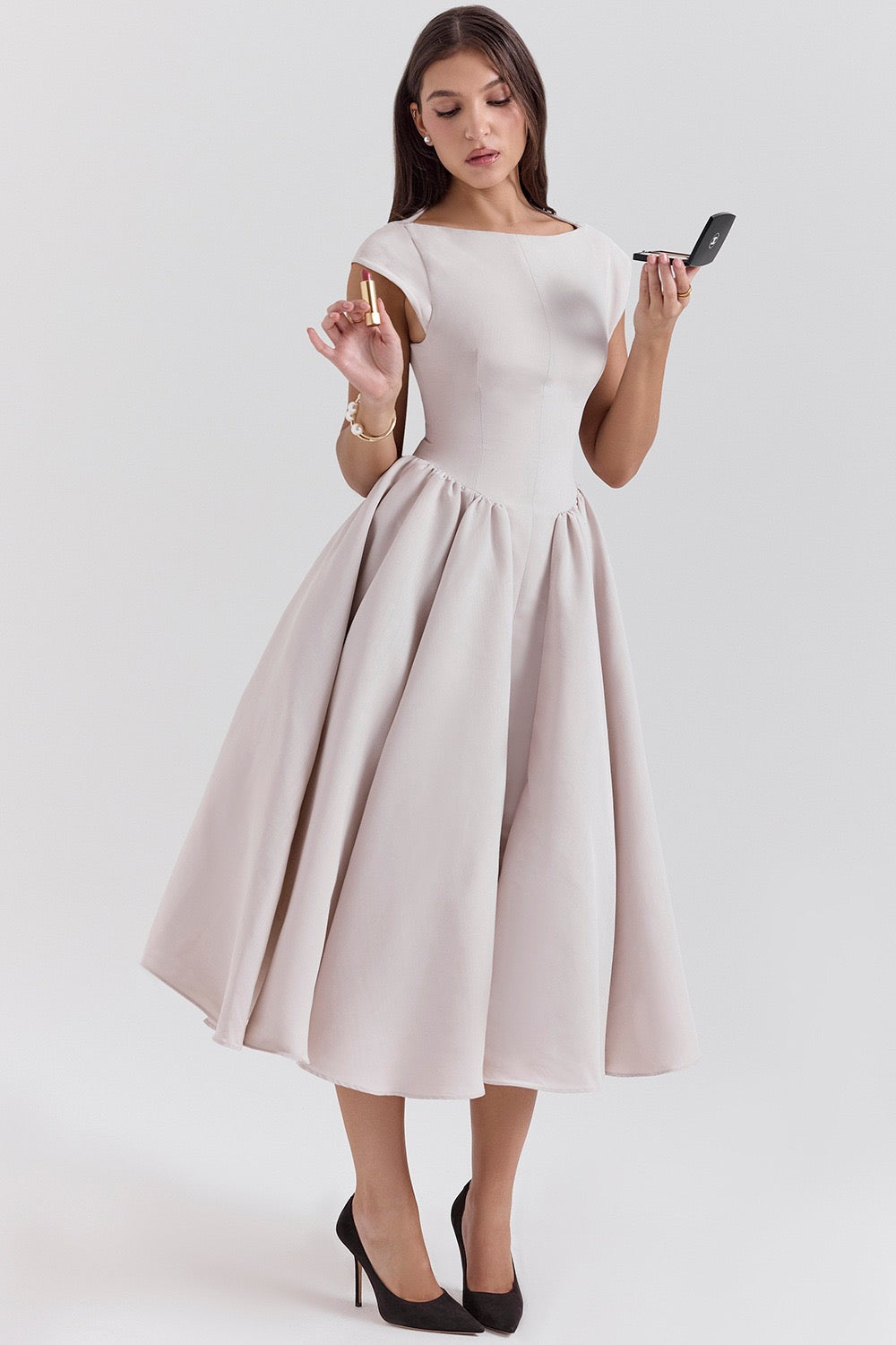 Women’s Fit-and-Flare Midi Dress - photo 5