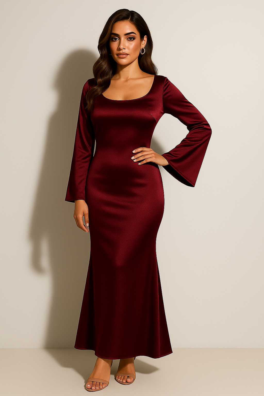 Women’s Long Sleeve Evening Gown - photo 5