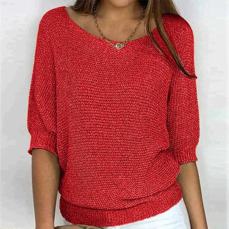 Kinsley - Women's Loose Knit Pullover - photo 2