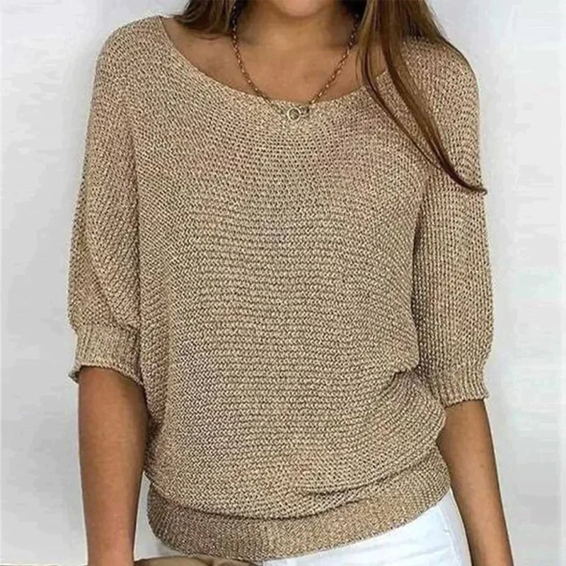 Kinsley - Women's Loose Knit Pullover - photo 1