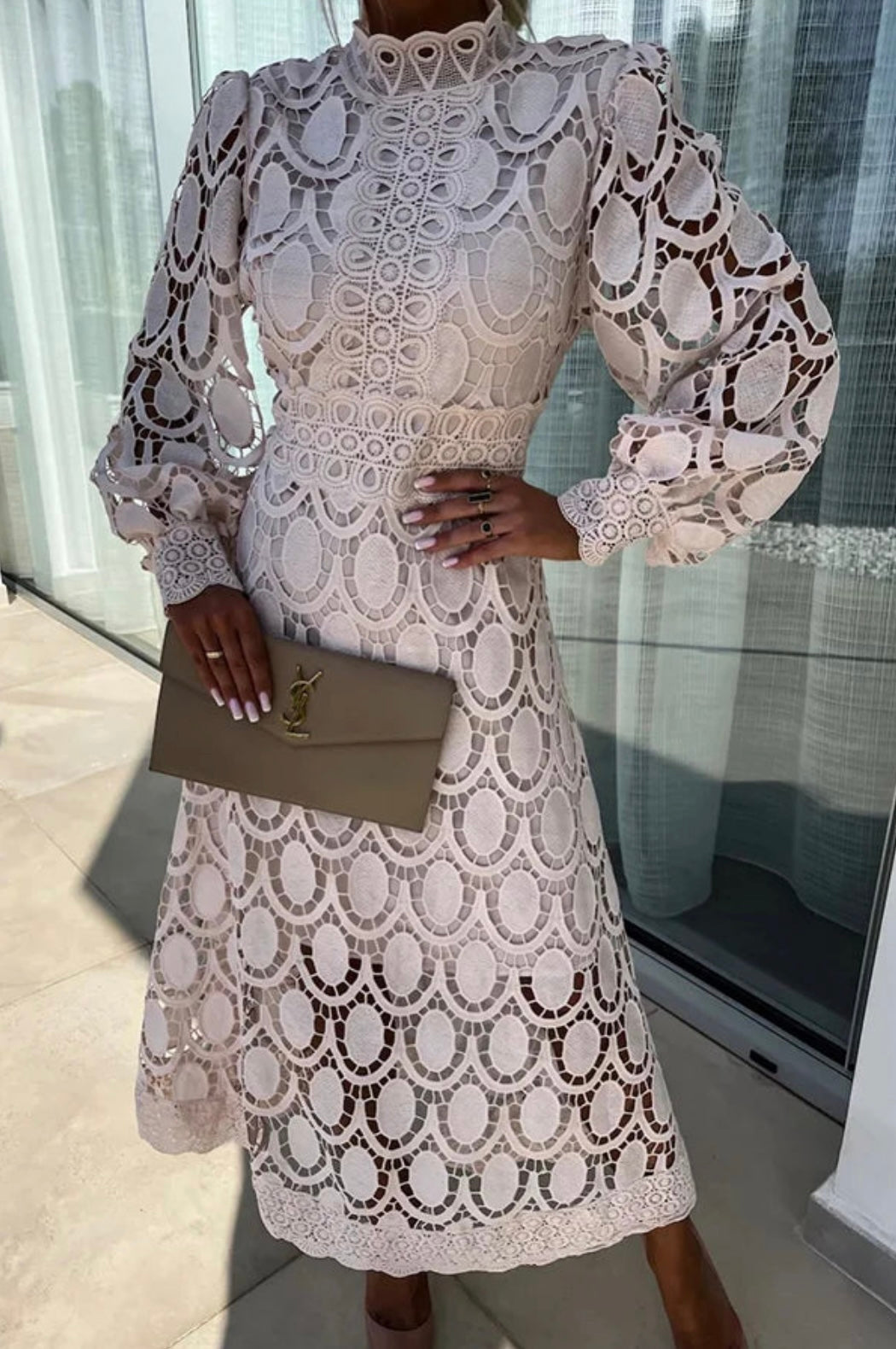 Sara - Women's Lace Dress - photo 2