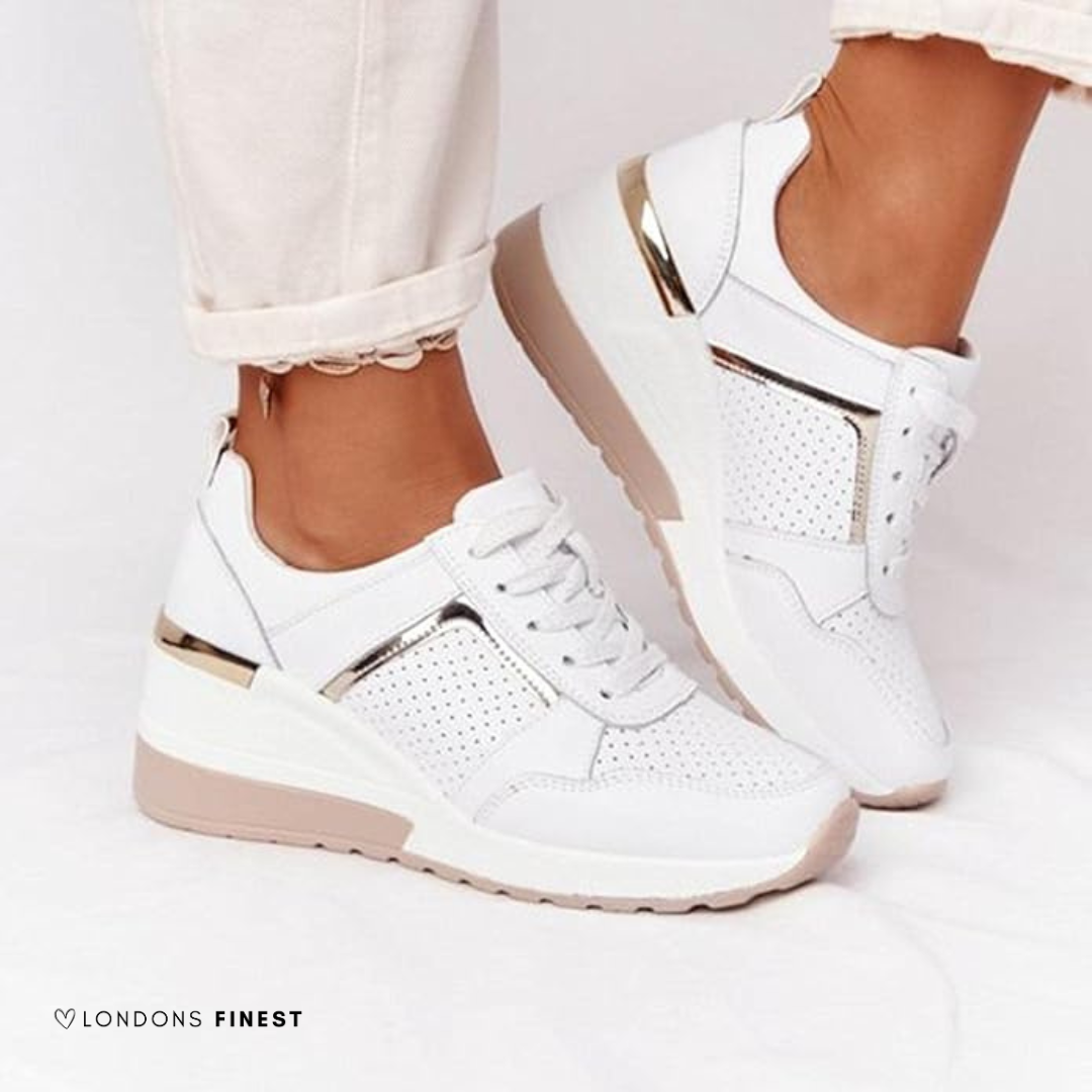 Scarpe ortopediche da donna con plantare in memory foam per lavori in piedi