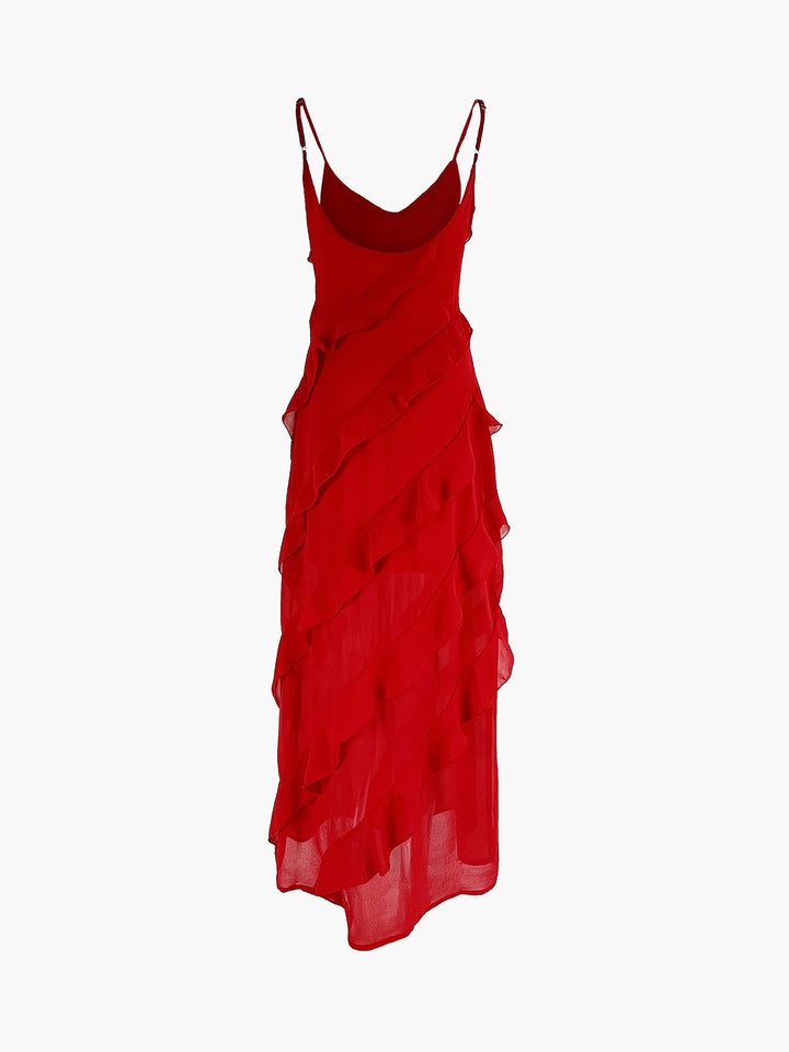 Women's Ruffled Evening Gown for Formal Events - photo 7