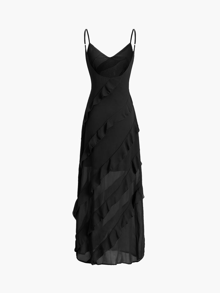 Women's Ruffled Evening Gown for Formal Events - photo 11