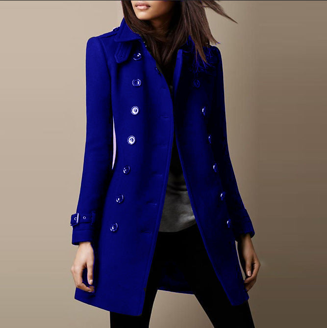 Victoria - Cappotto invernale doppiopetto da donna