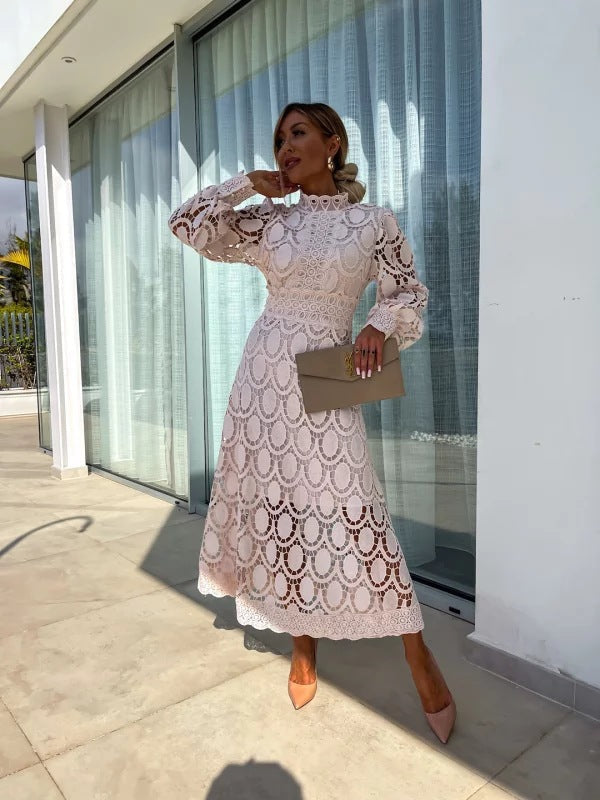 Stylish Women's Lace Bodycon Dress - Elegant Fit - photo 1