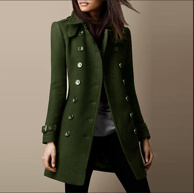 Victoria - Cappotto invernale doppiopetto da donna