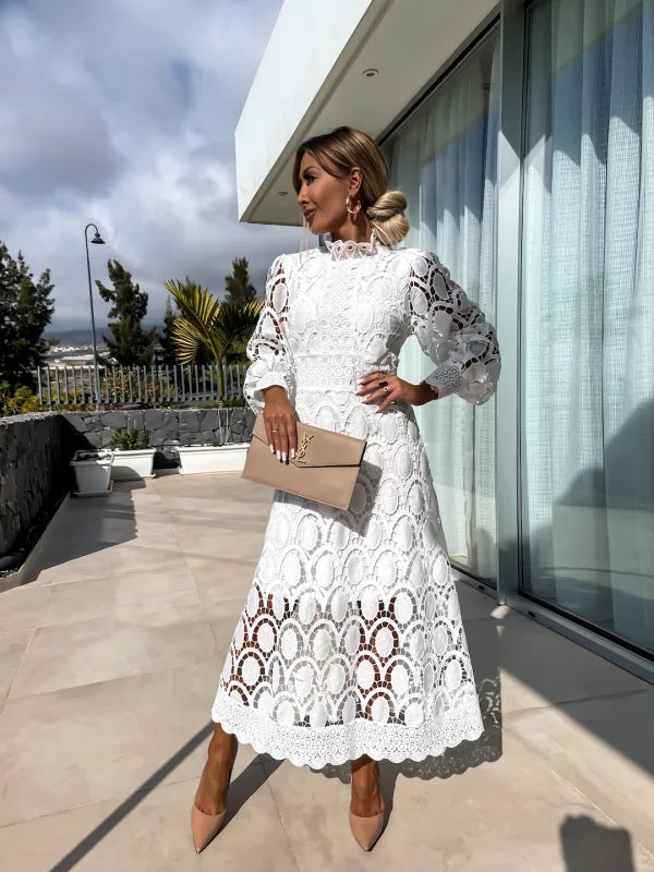 Stylish Women's Lace Bodycon Dress - Elegant Fit - photo 3