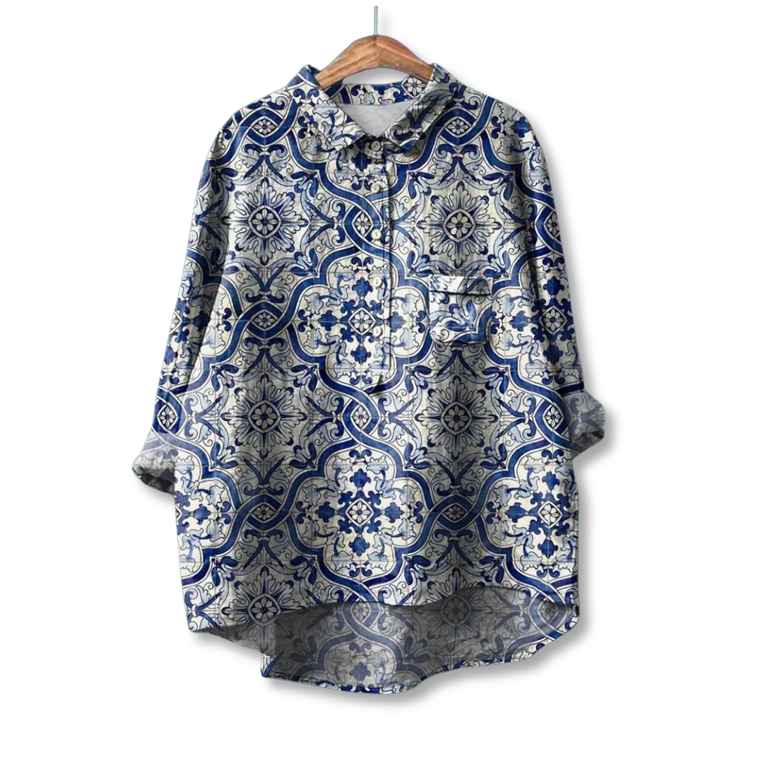 Women's Floral Print Shirt - photo 5