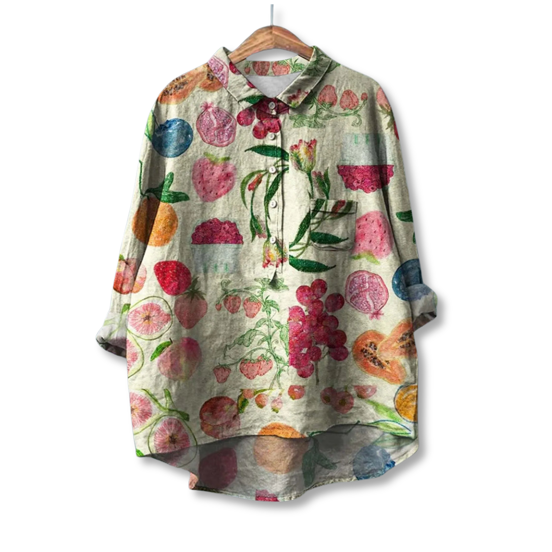 Women's Floral Print Shirt - photo 1