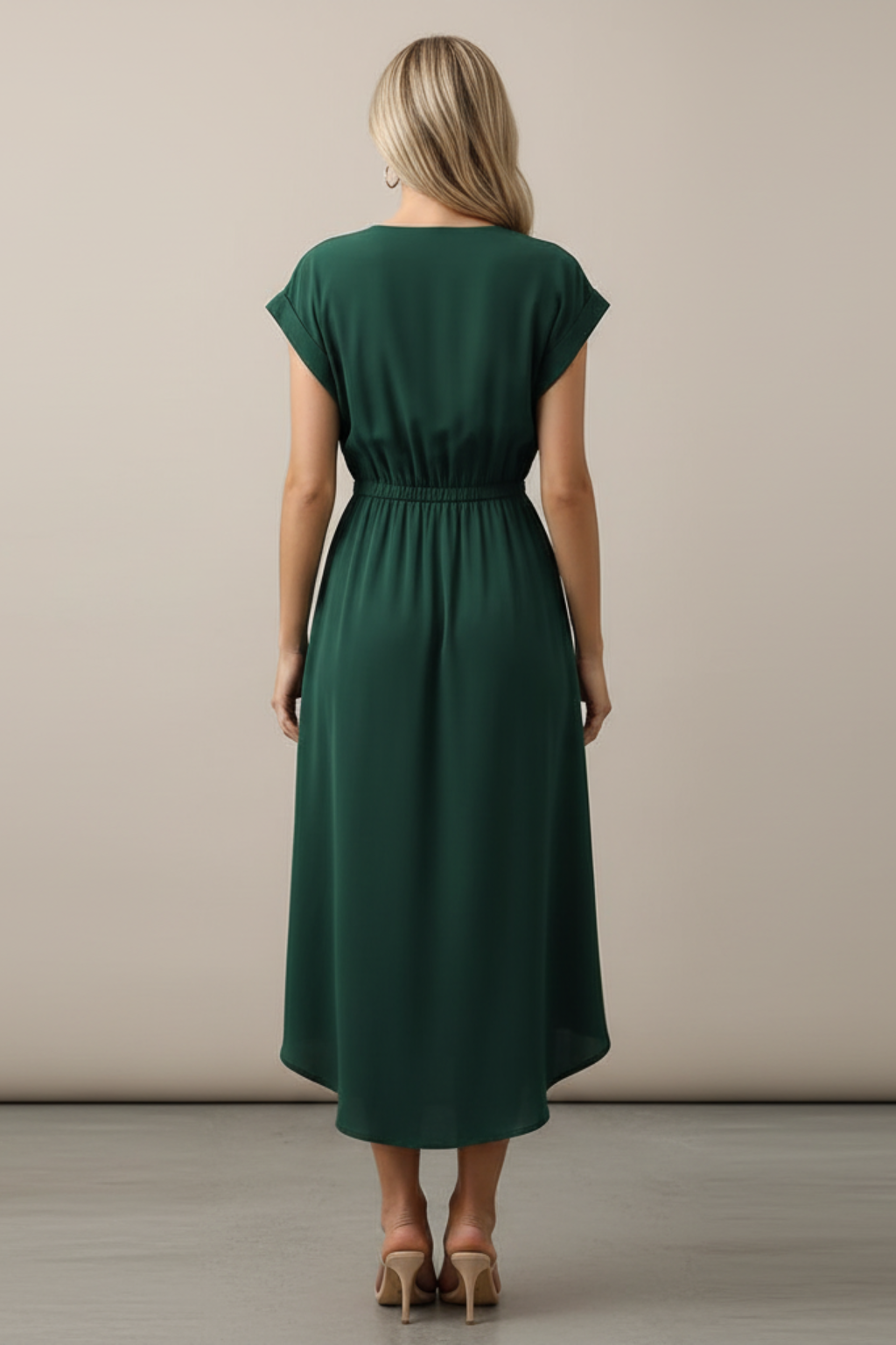 Orla | V-Neck Flattering Midi Dress - photo 2