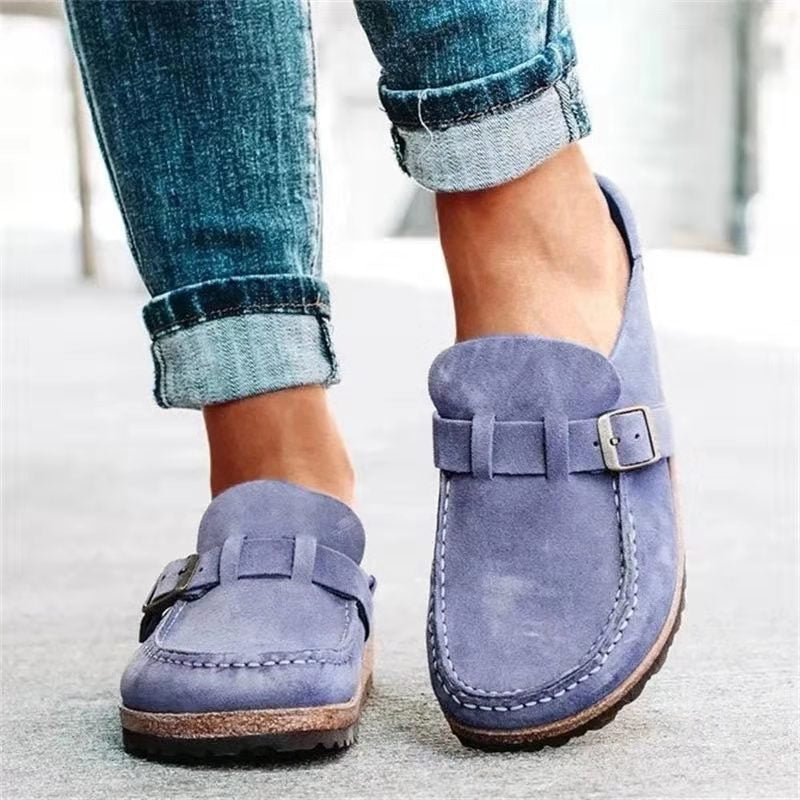 Scarpe slip-on ortopediche da donna con vestibilità ergonomica e cinturino regolabile | Calzature comode per supporto tutto il giorno