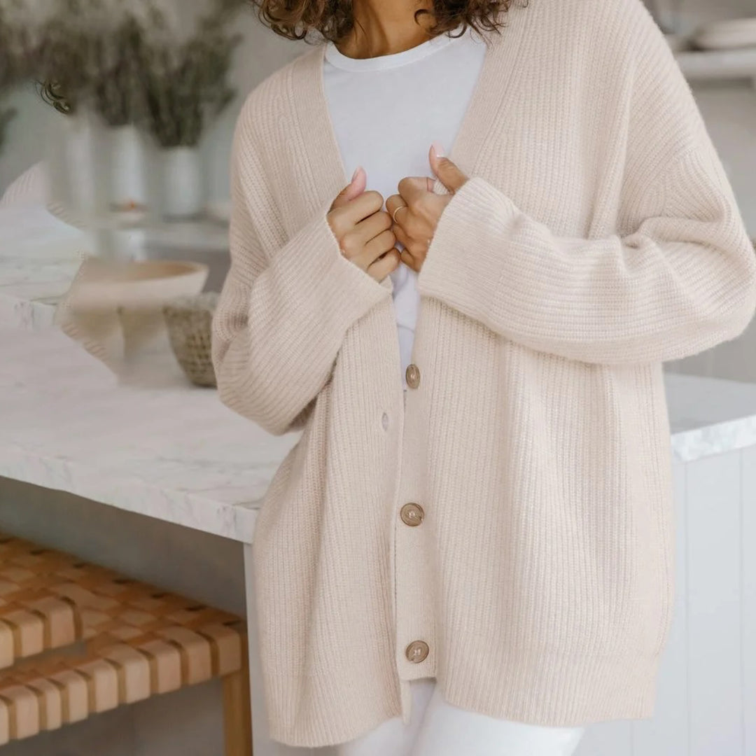Luxurious Oversized Cashmere Cardigan - photo 12