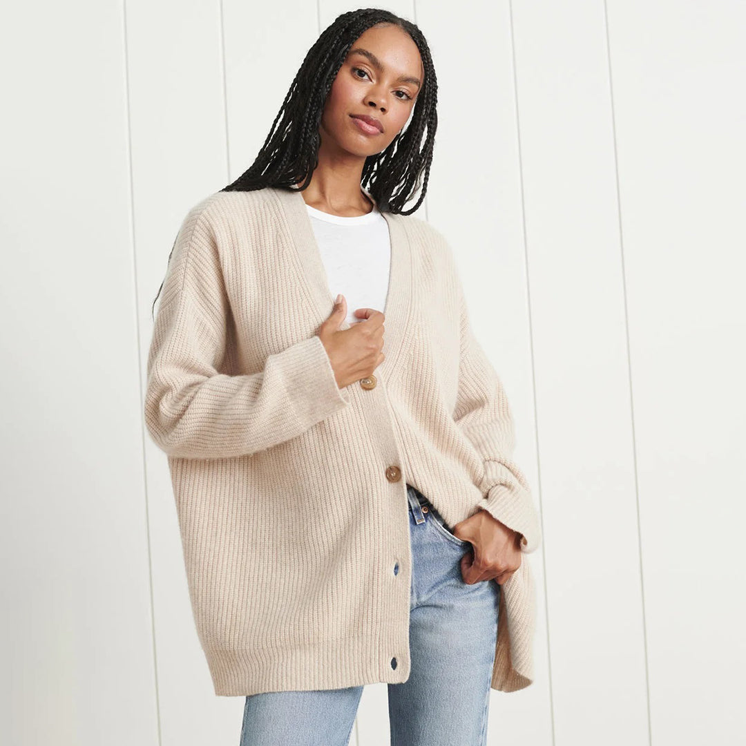 Luxurious Oversized Cashmere Cardigan - photo 10