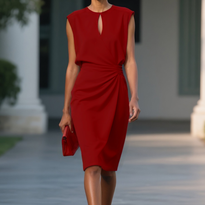 Laurena - Abito midi fluente e elegante da donna