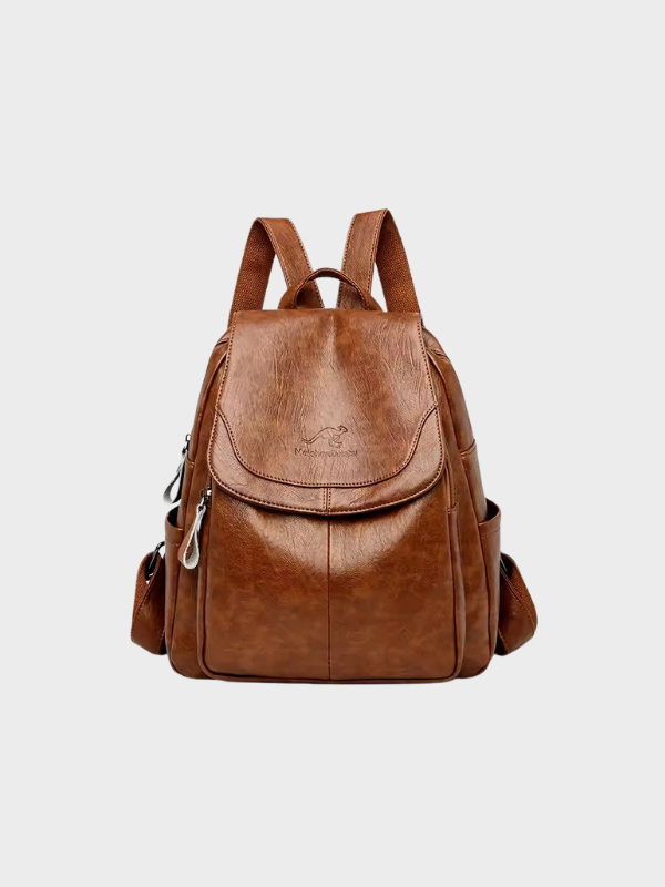 Isla - Women's Anti-Theft PU Leather Backpack with RFID Protection and Stylish Design - photo 1