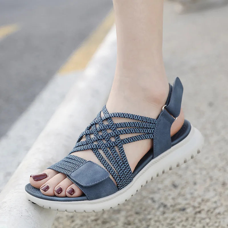 Women's Orthopedic Platform Sandals with Cushioned Heel - photo 2