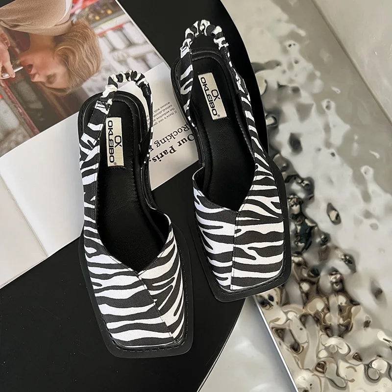 Women's Square Toe Slingback Sandals for Everyday Wear - photo 5