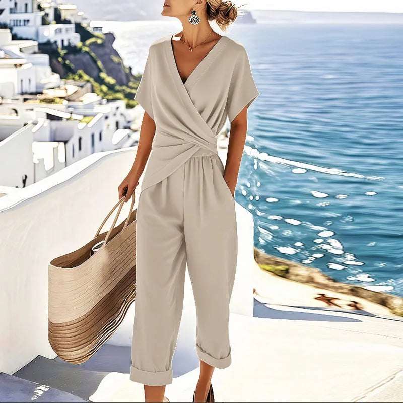 Women's Apricot Two Piece Trouser Suit for Weddings and Work - photo 1