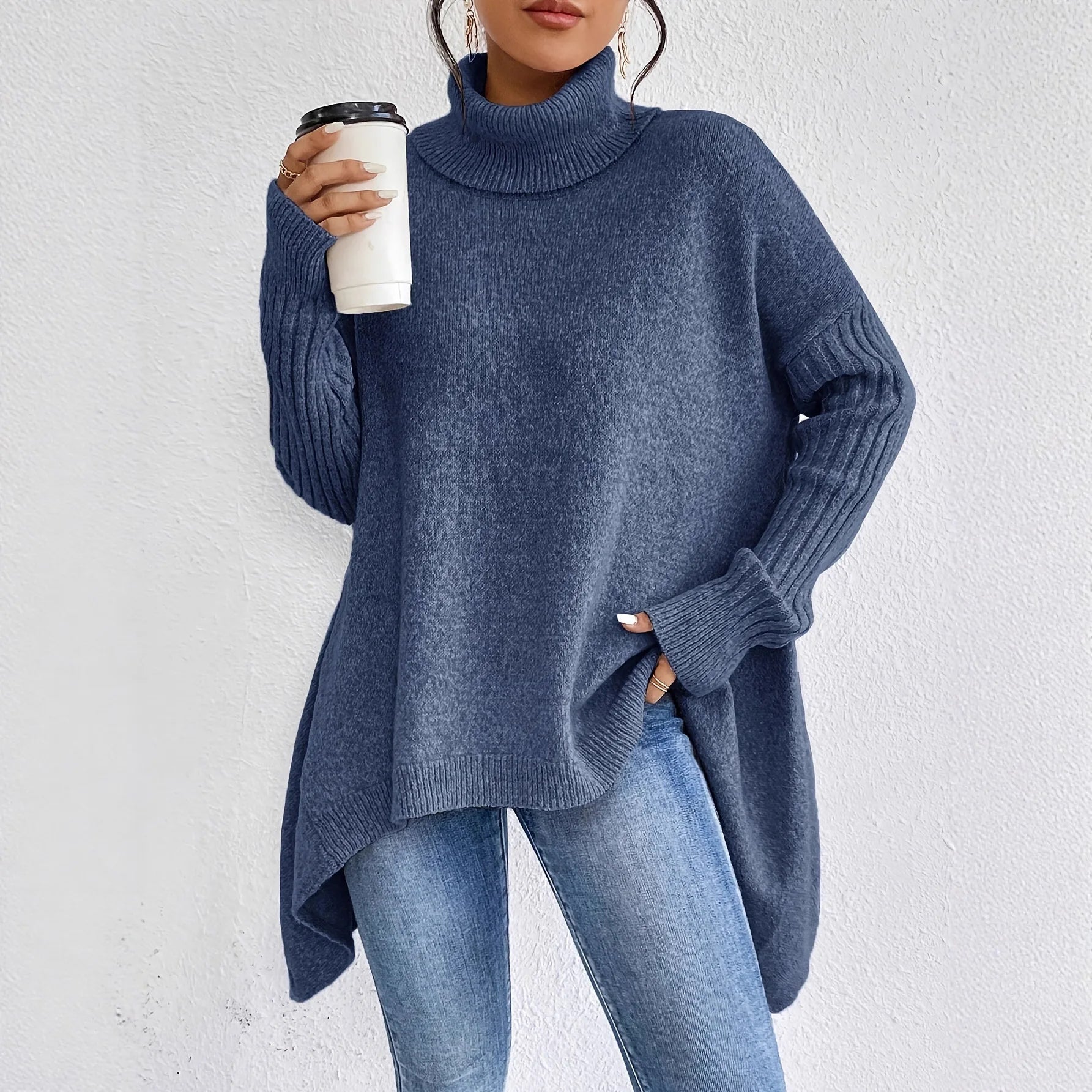 Ella - Women's Winter Cashmere Turtleneck - photo 2