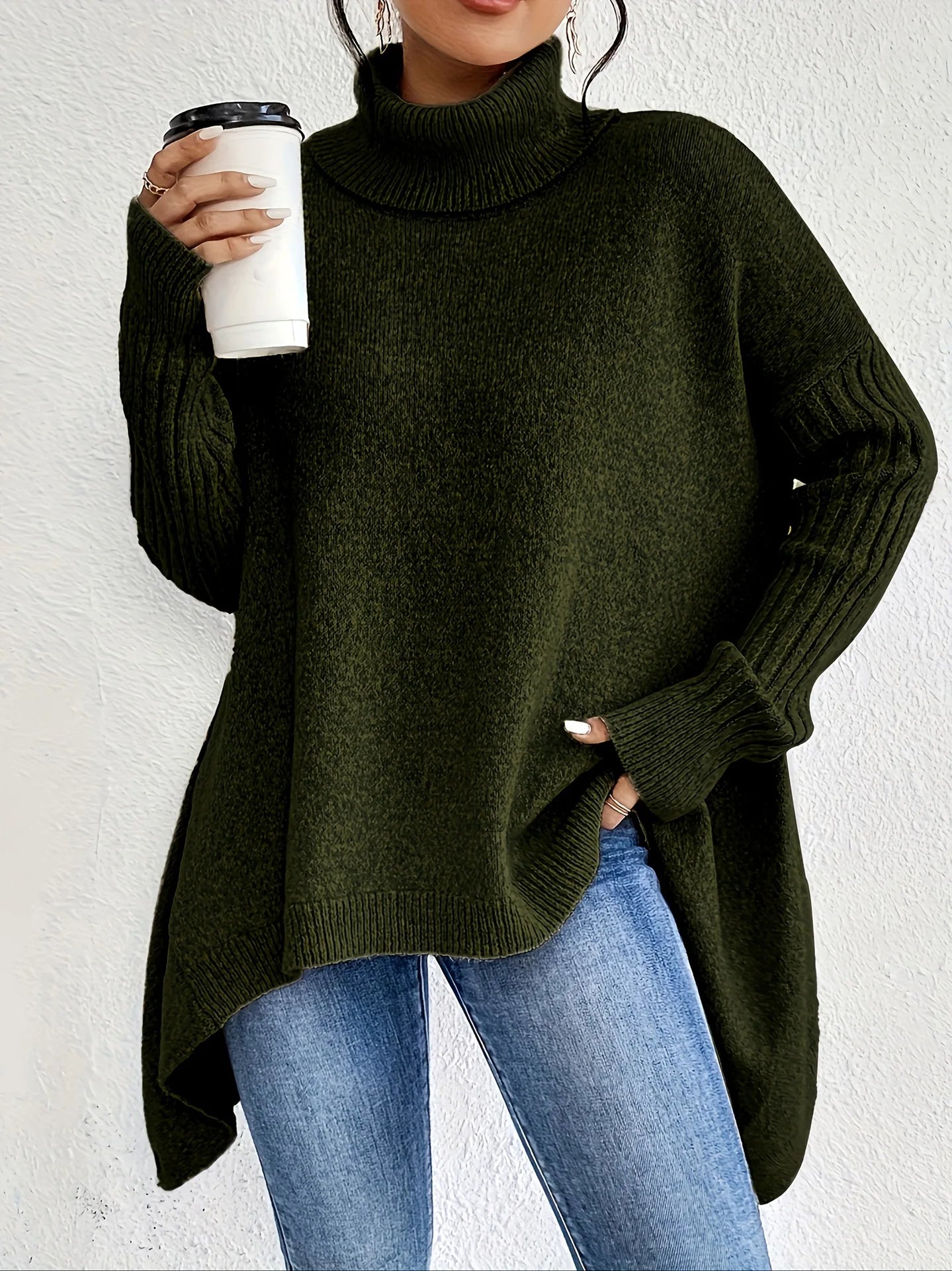 Ella - Women's Winter Cashmere Turtleneck - photo 1