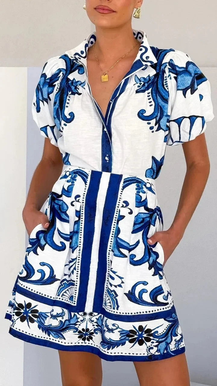 Kelsey Floral Linen Cocktail Dress for Women - photo 3
