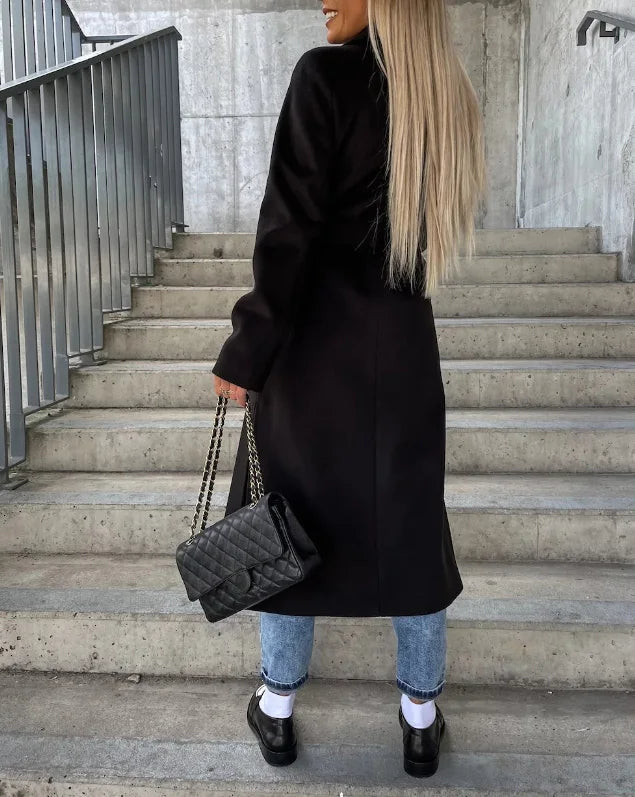 Addison - Women's Classic Long Sleeve Trench Coat - photo 6
