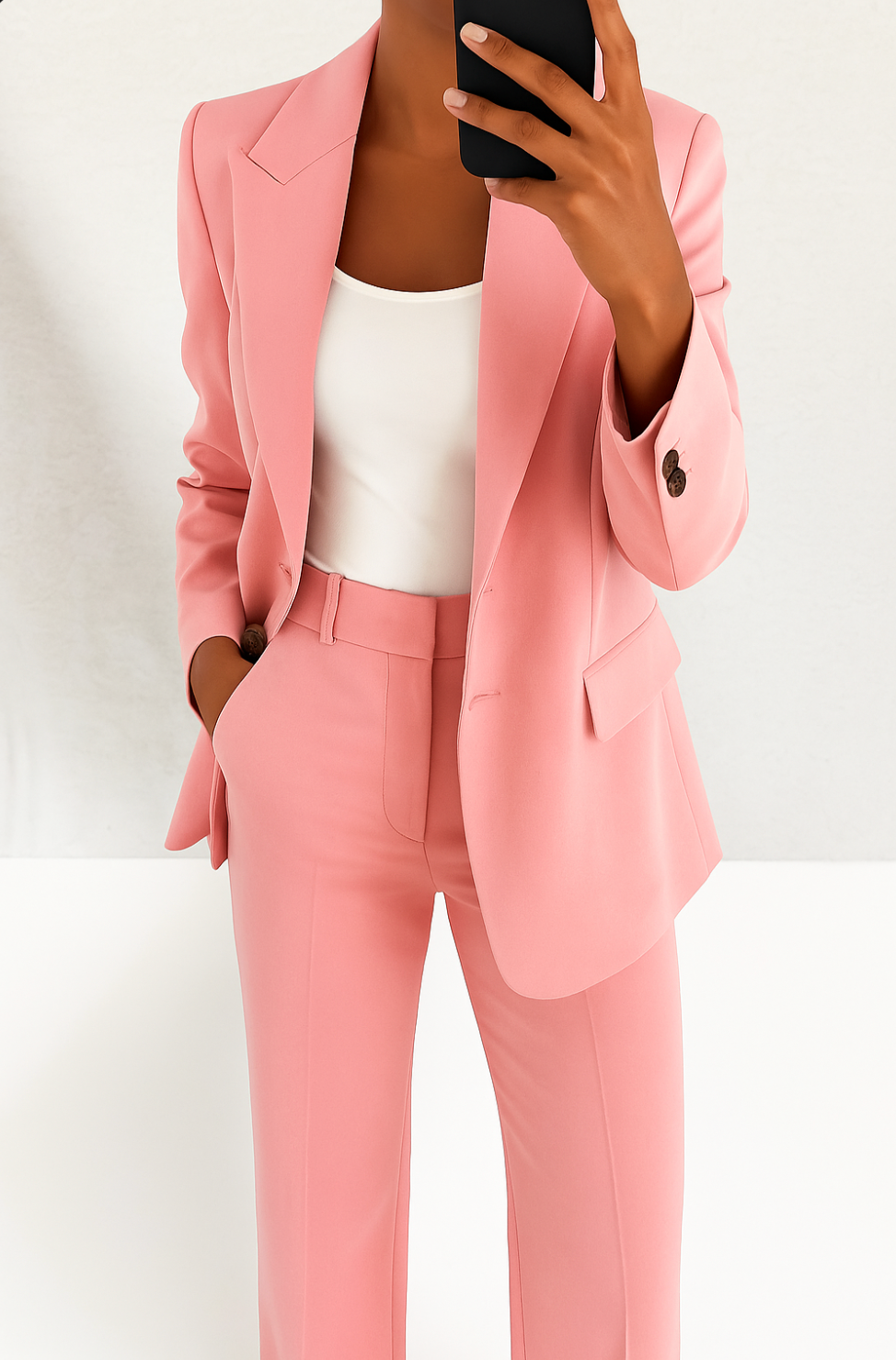 Chloe - Set de blazer și pantaloni croit pentru damă