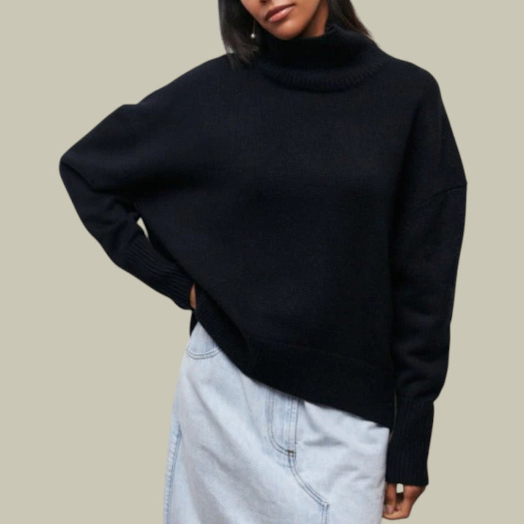 Rachel - Women's Winter Oversized Loose Fit Turtlenecks - photo 1