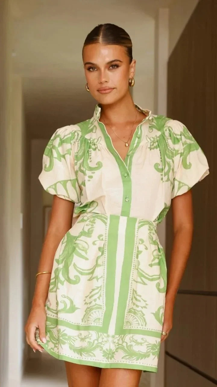 Kelsey Floral Linen Cocktail Dress for Women - photo 26