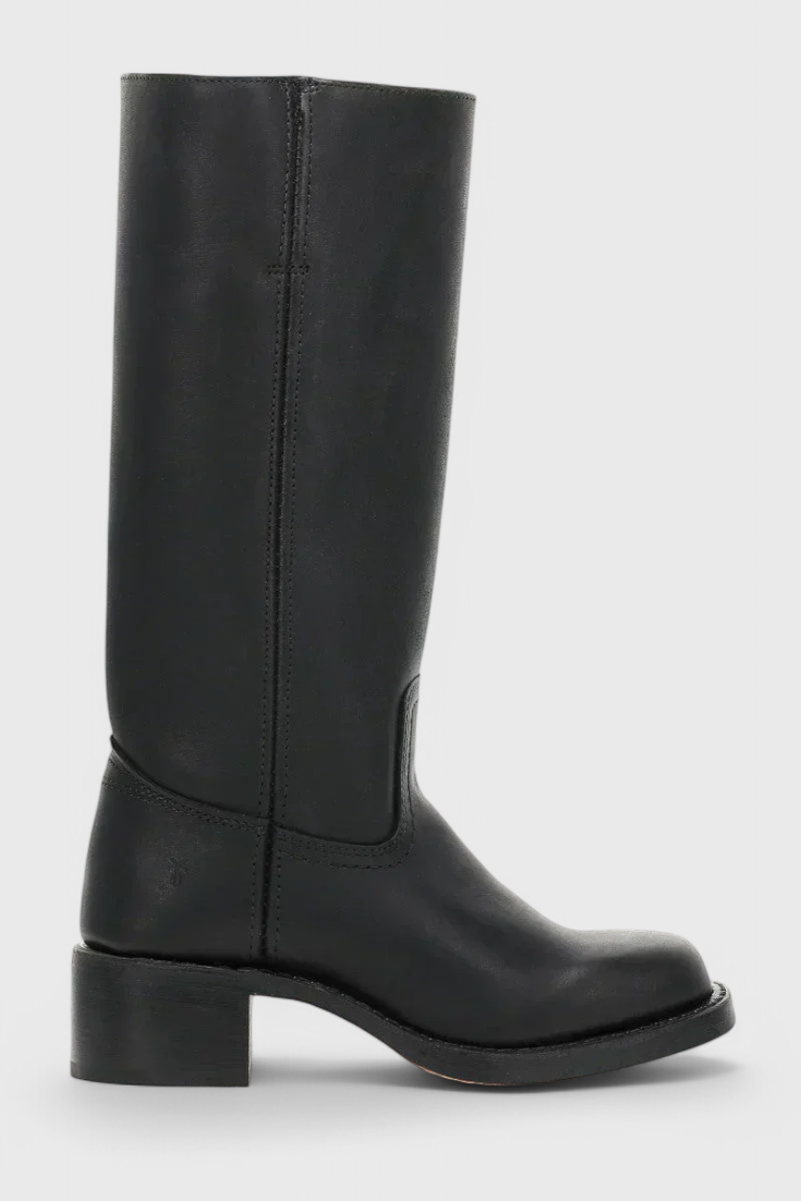 Ella - Women's Leather Knee-High Boots with Heels - photo 13