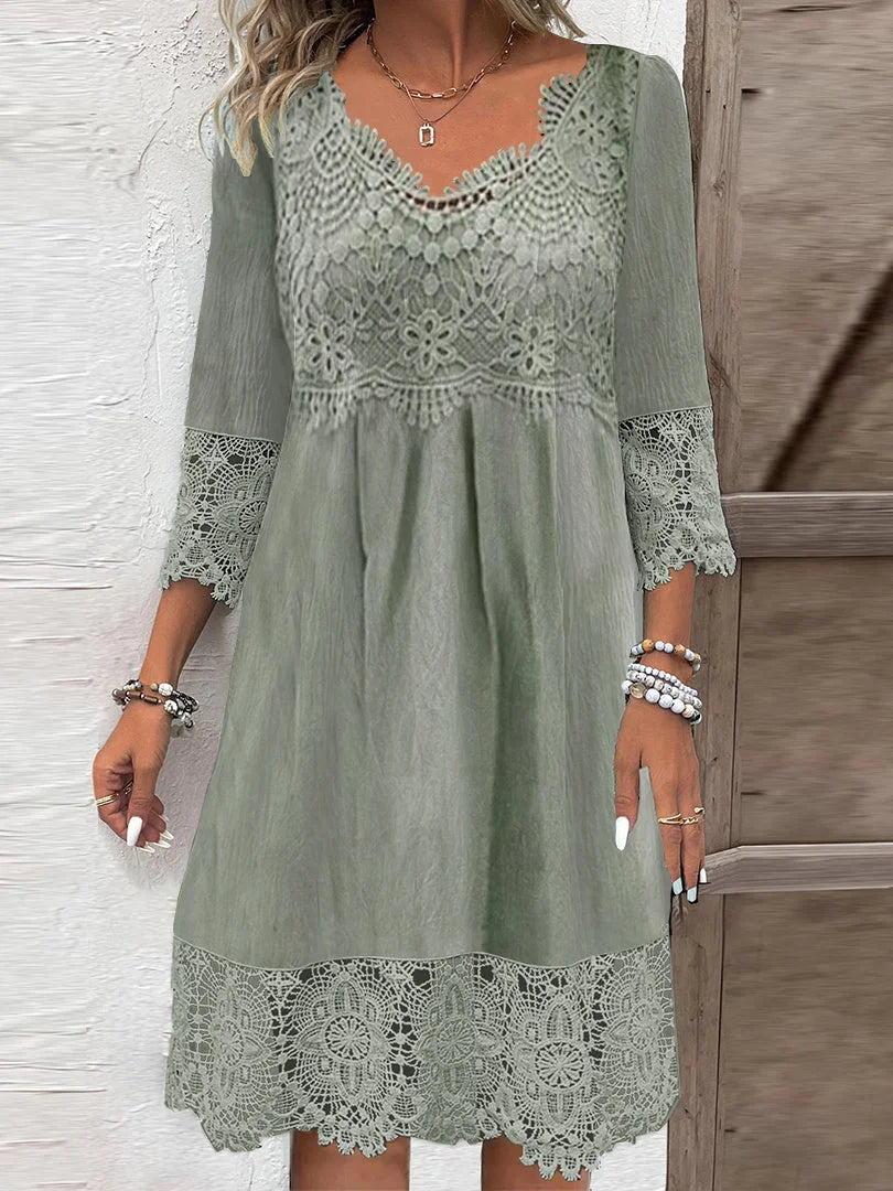Women's Timeless Lace Midi Cocktail Dress - photo 1