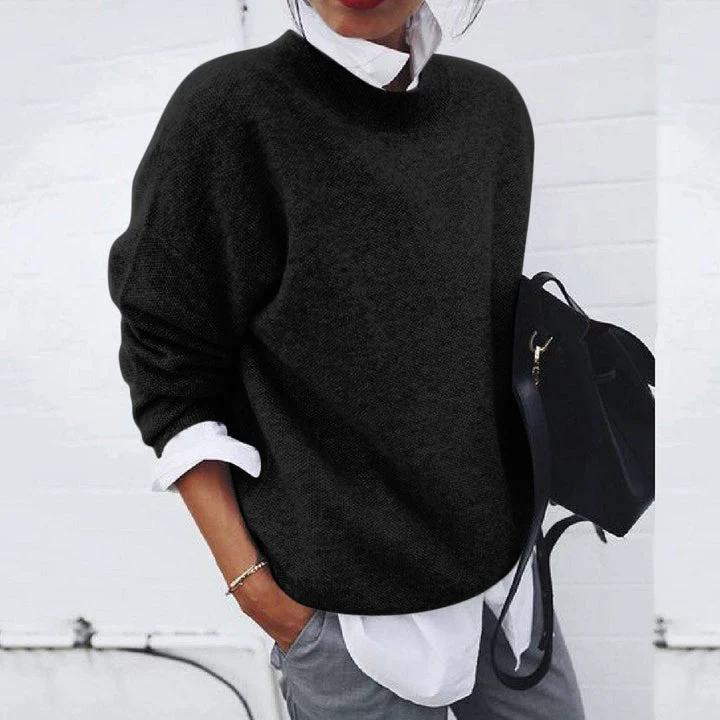 Morbido maglione casual da donna con design Effie