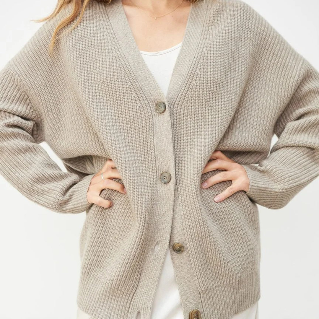Luxurious Oversized Cashmere Cardigan - photo 13