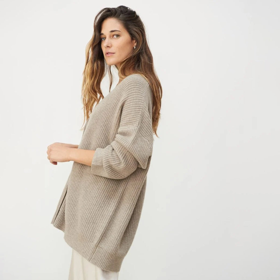 Luxurious Oversized Cashmere Cardigan - photo 14