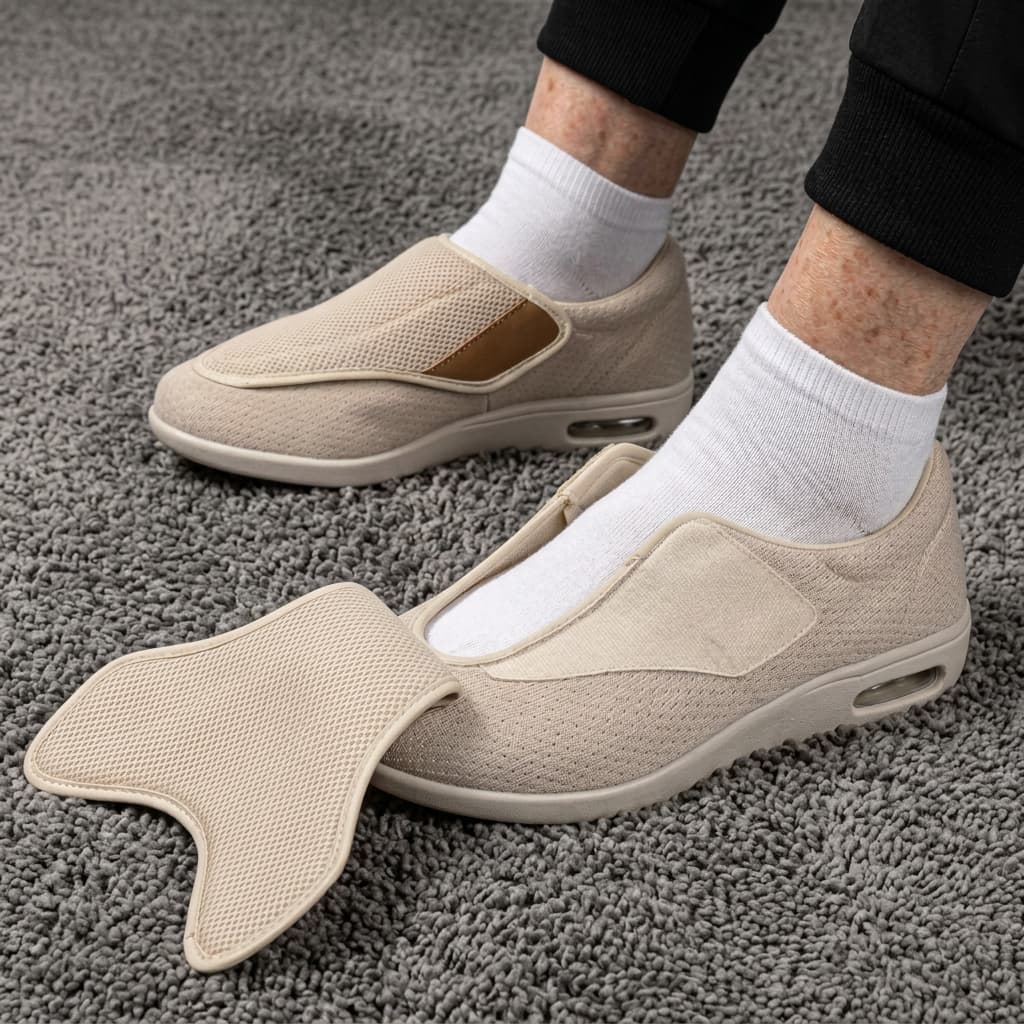 Scarpe da passeggio ortopediche da donna a larghezza extra