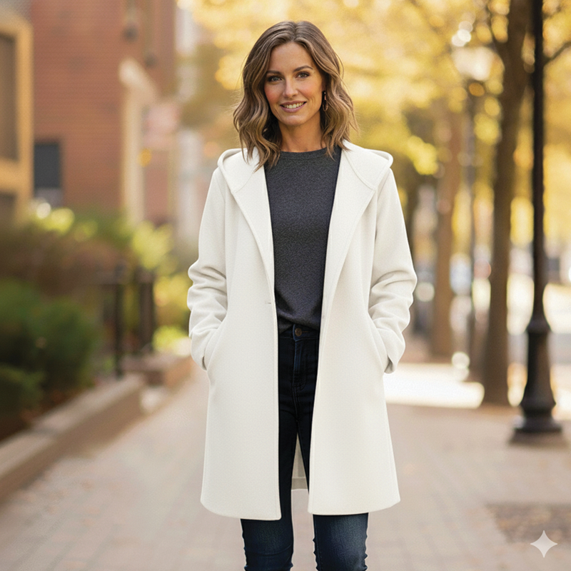 Women's Hooded Oversized Coat for Cold Days