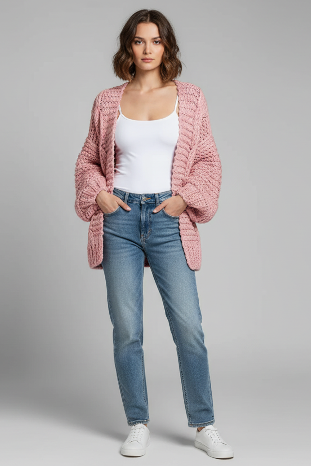 Women’s Chunky Knit Cardigan - photo 5