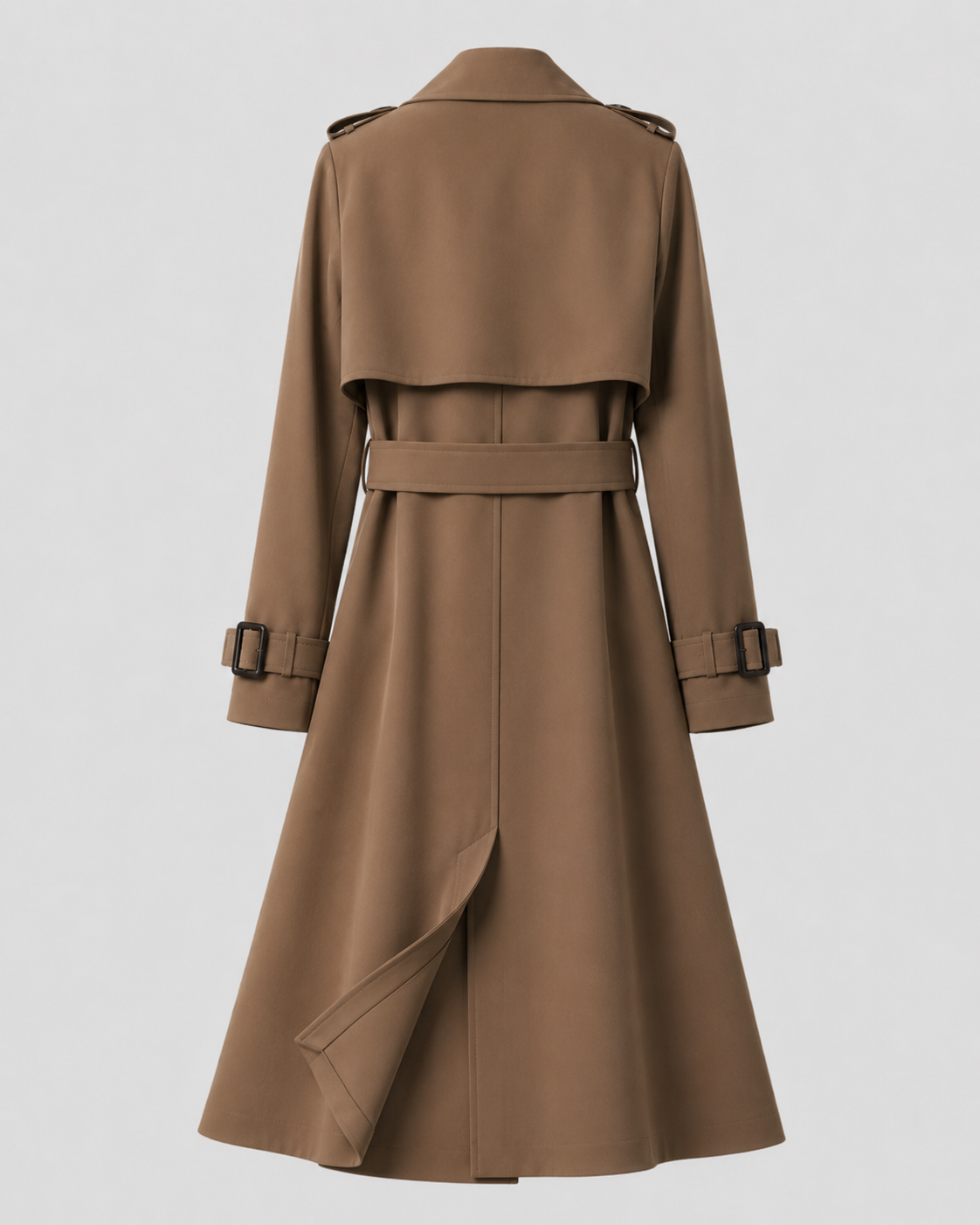Women’s Long Belted Trench Coat