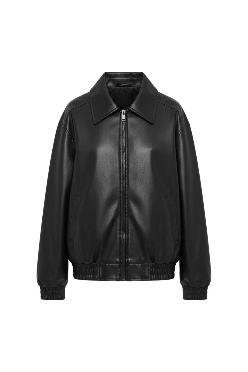 Women’s Loose Leather Jacket - photo 2